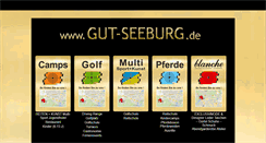 Desktop Screenshot of gut-seeburg.de